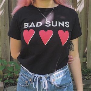 Official 2017 Bad Suns Heartbreaker Tour T-Shirt.